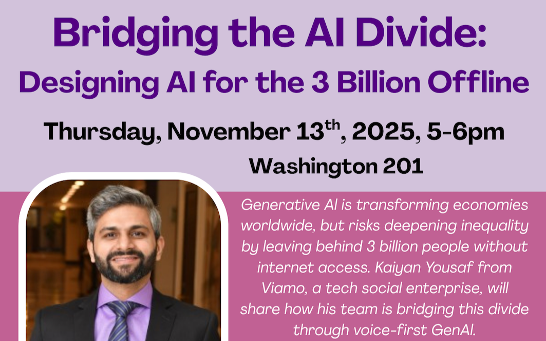 William &amp; Mary Hosts Kaiyan Yousaf of Viamo