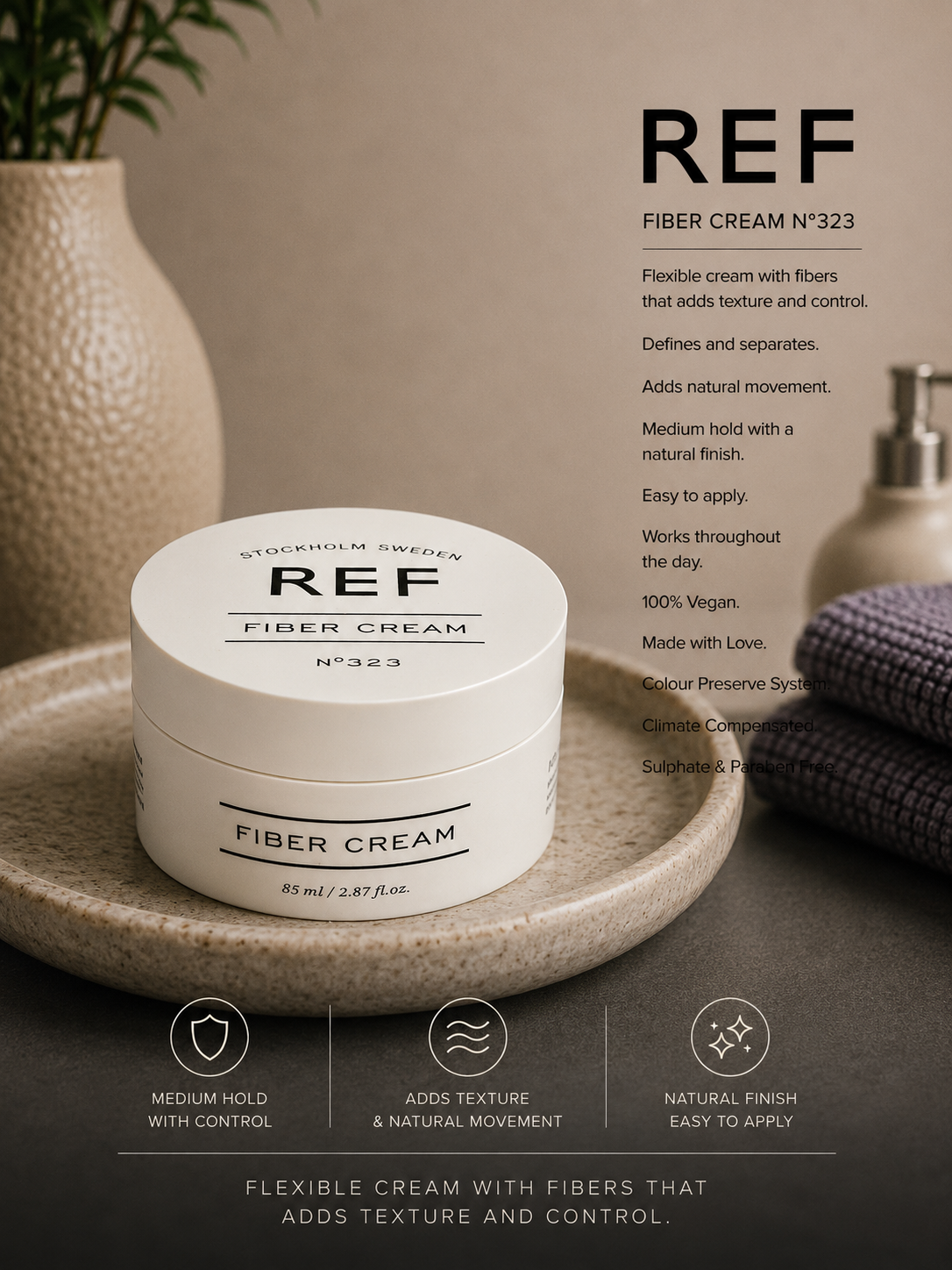 REF Fiber Cream N°323