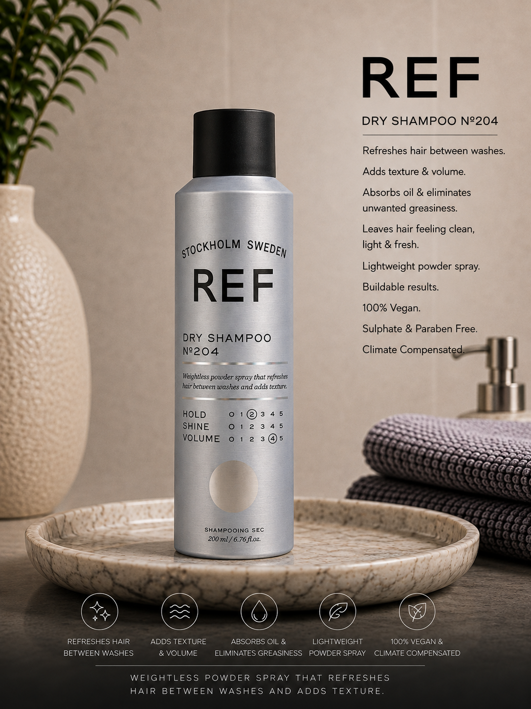REF Dry Shampoo N°204