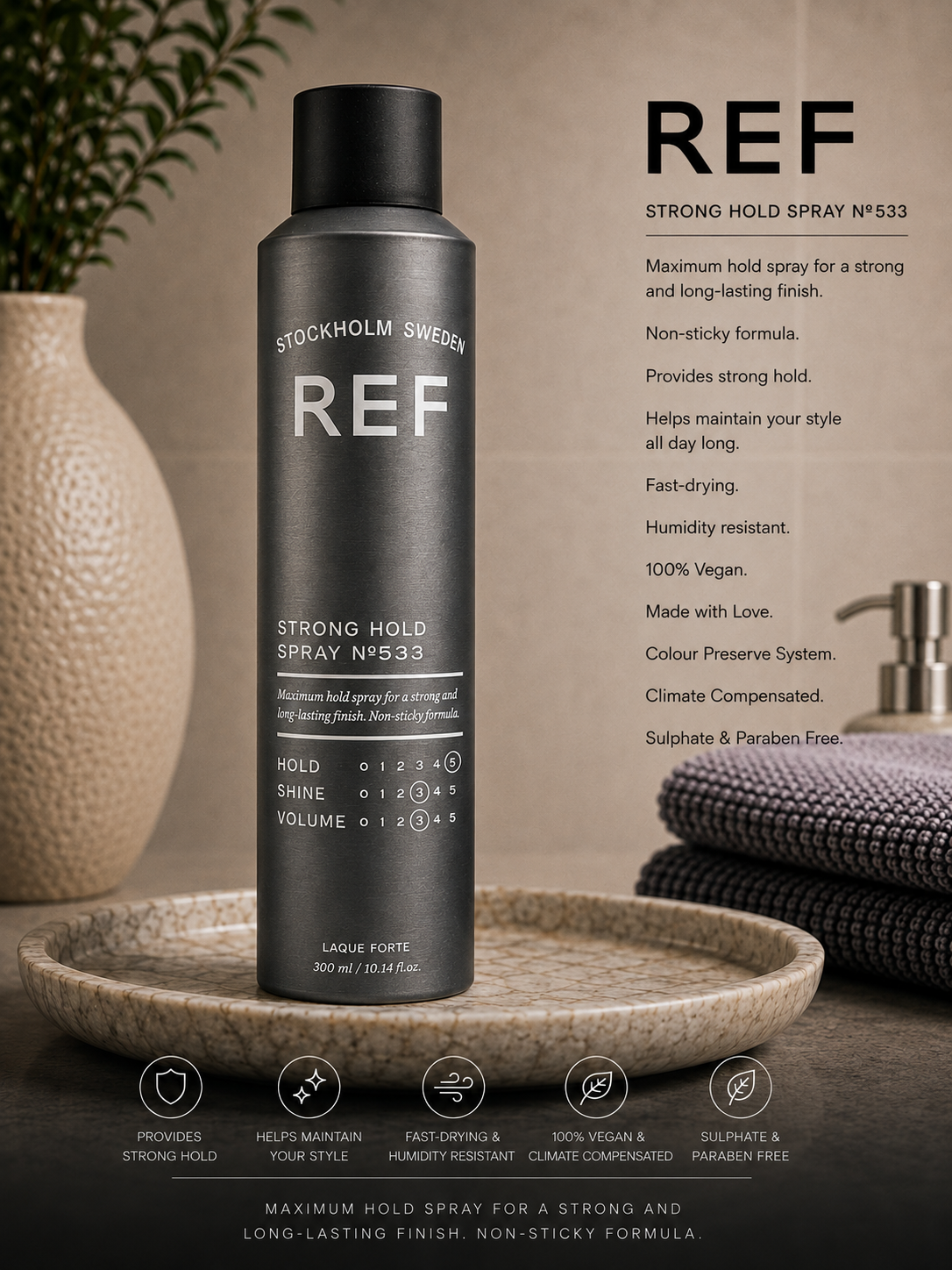 REF Strong Hold Spray N°533