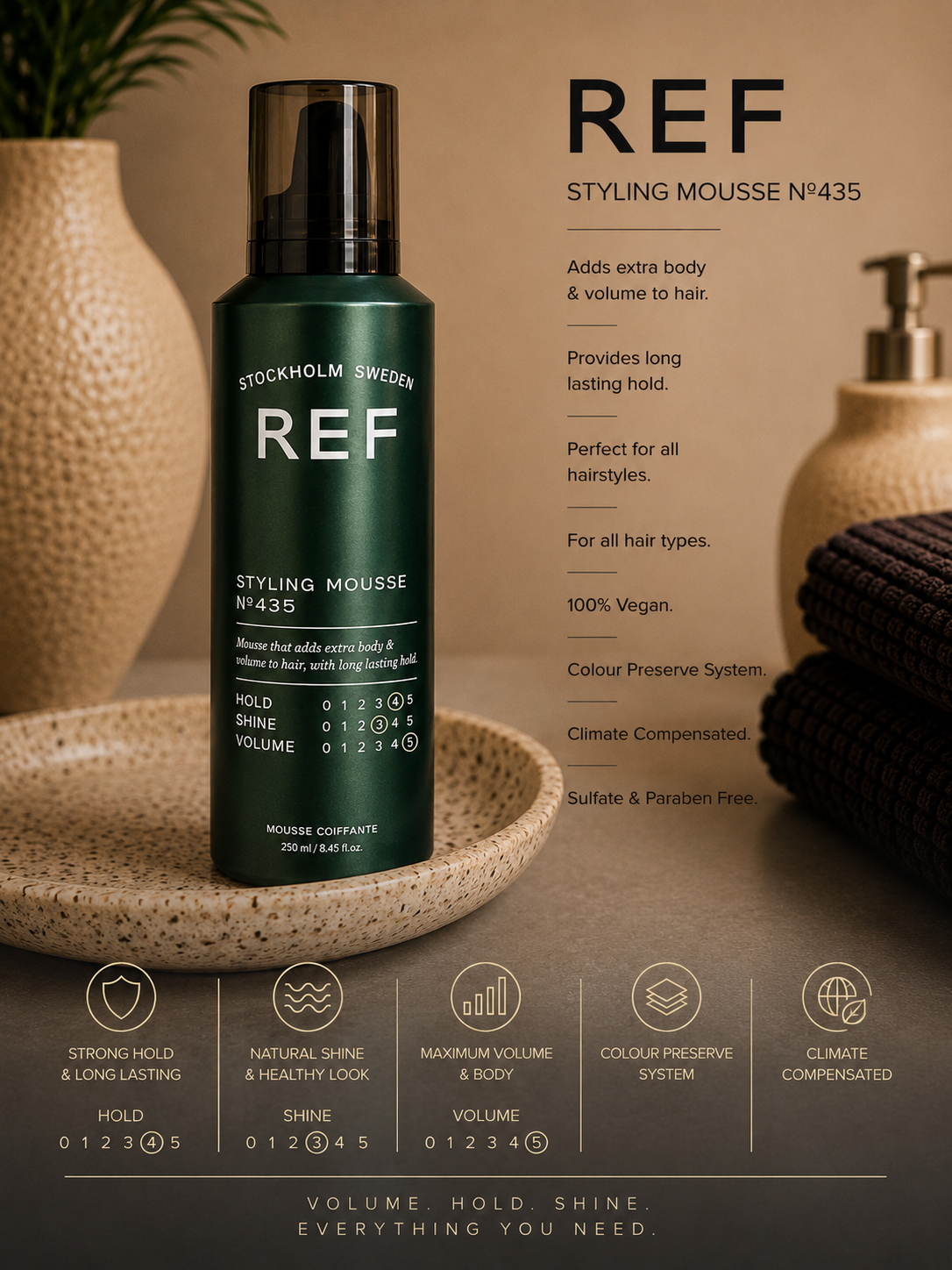 REF Styling Mousse N°435