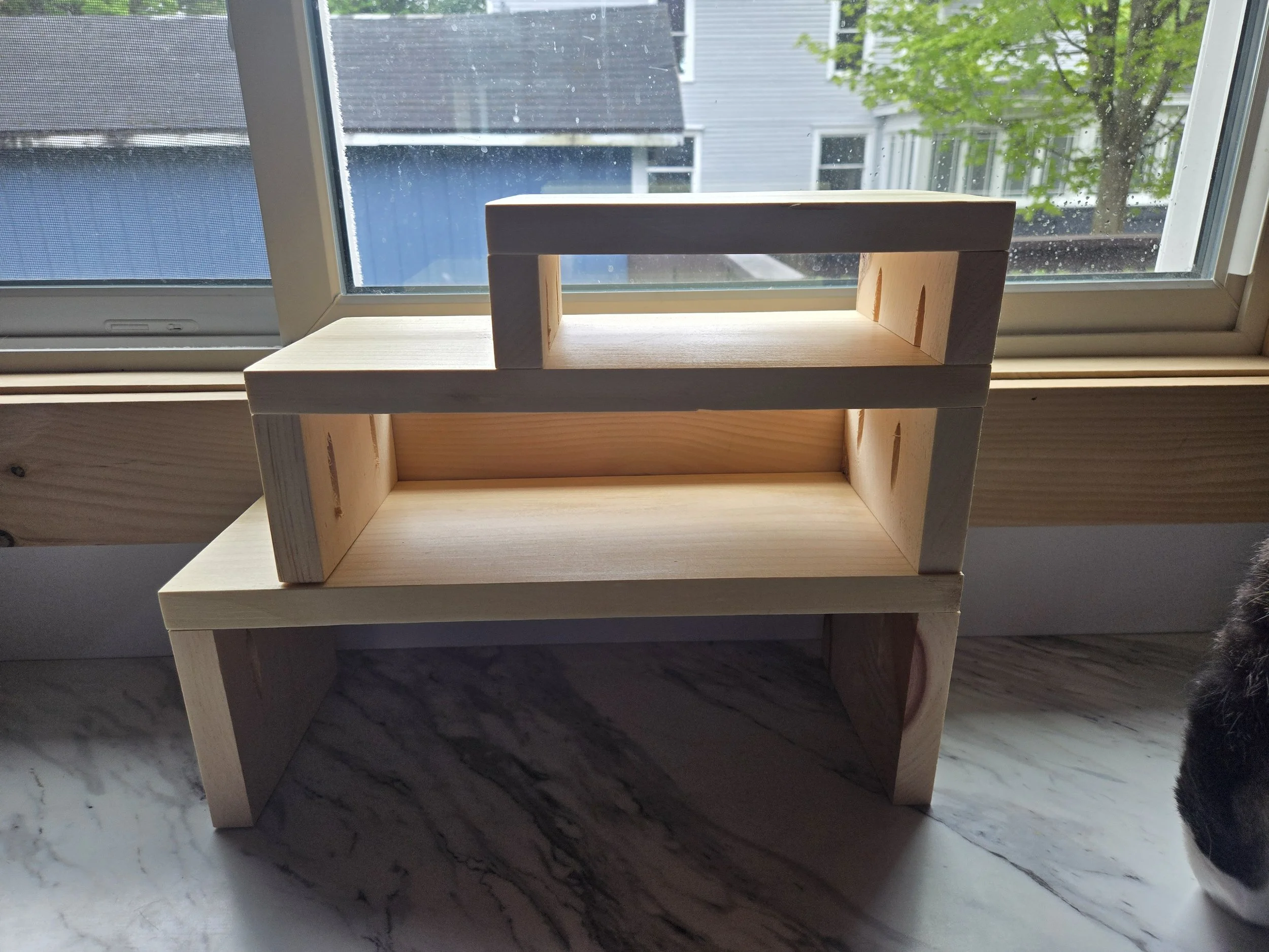 Nesting Block Riser wooden nesting display risers — wulffscraftycreations