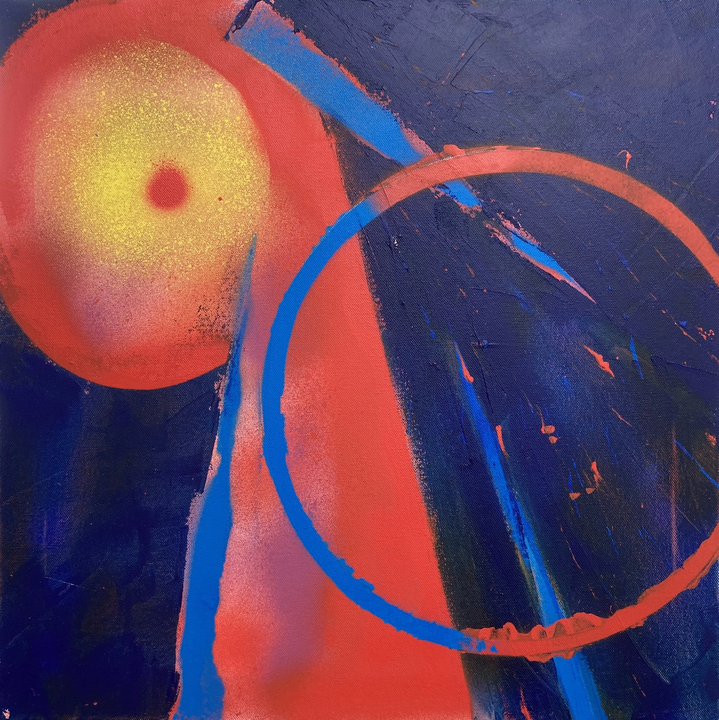 Red Circle.
Acrylic on canvas. 50 x 50cms