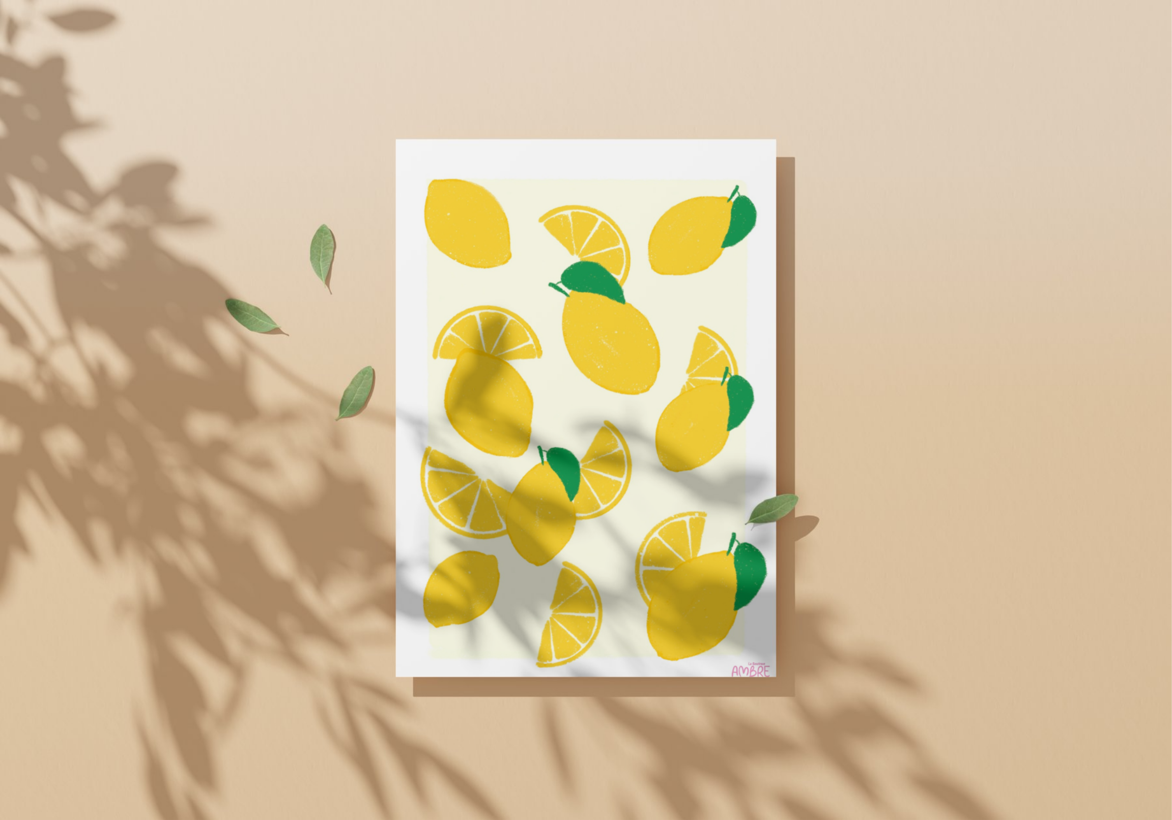Affiche cuisine Citron 🍋