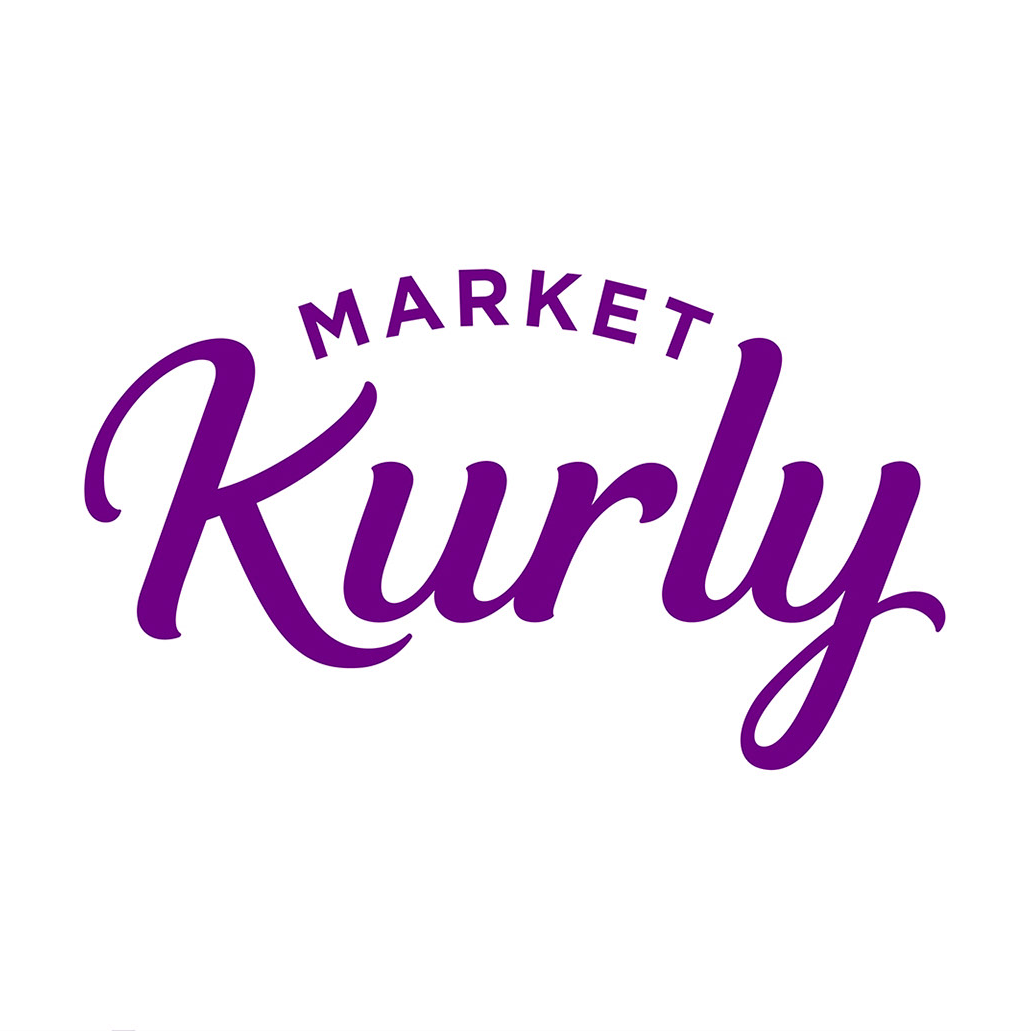 Logo for Market Kurlu featuring purple text on a white background.