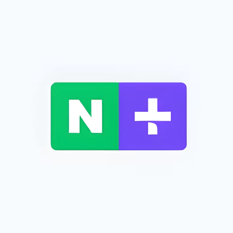 Microsoft OneNote logo with a green 'N' and a purple plus sign