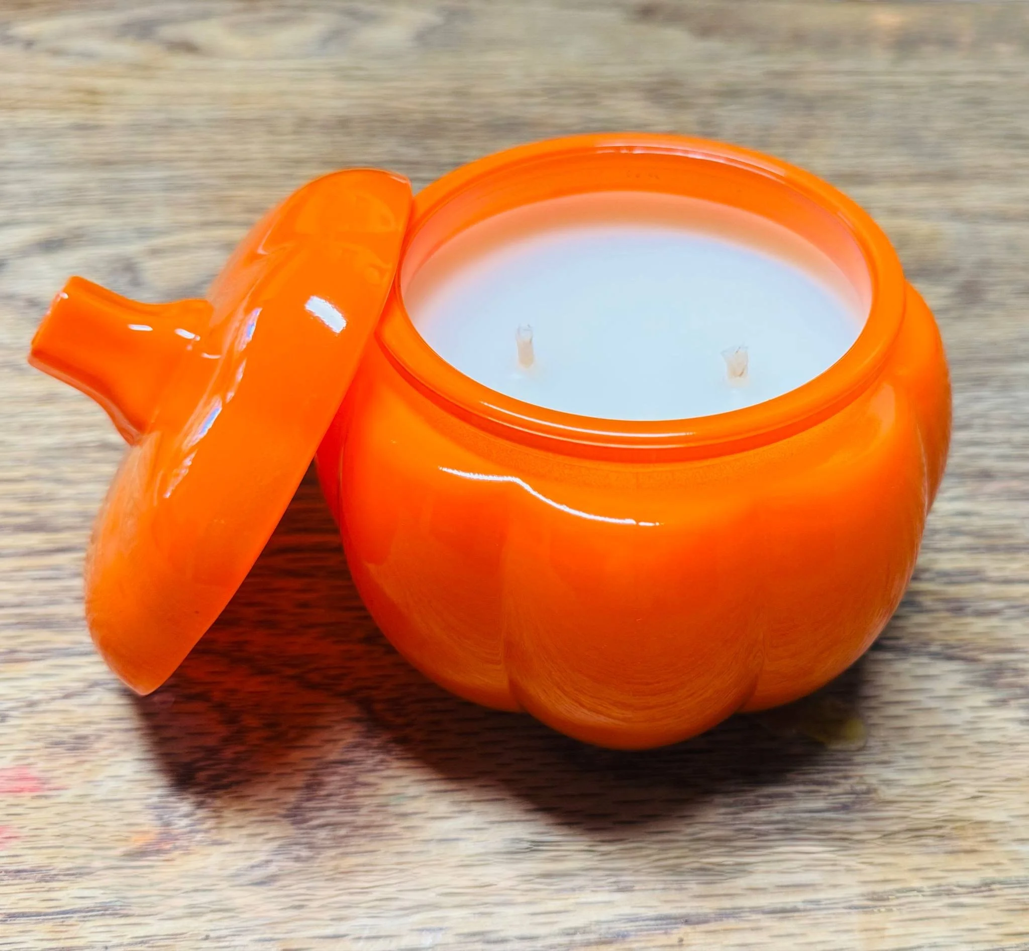 Orange Pumpkin Candle
