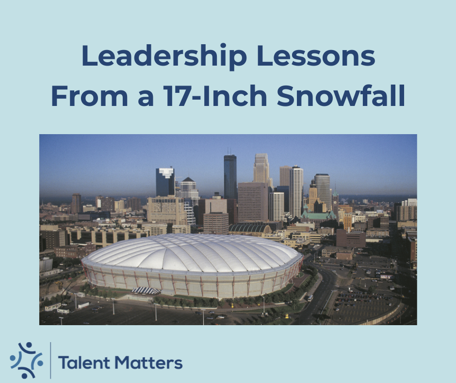 Leadership Lessons From a 17-Inch Snowfall