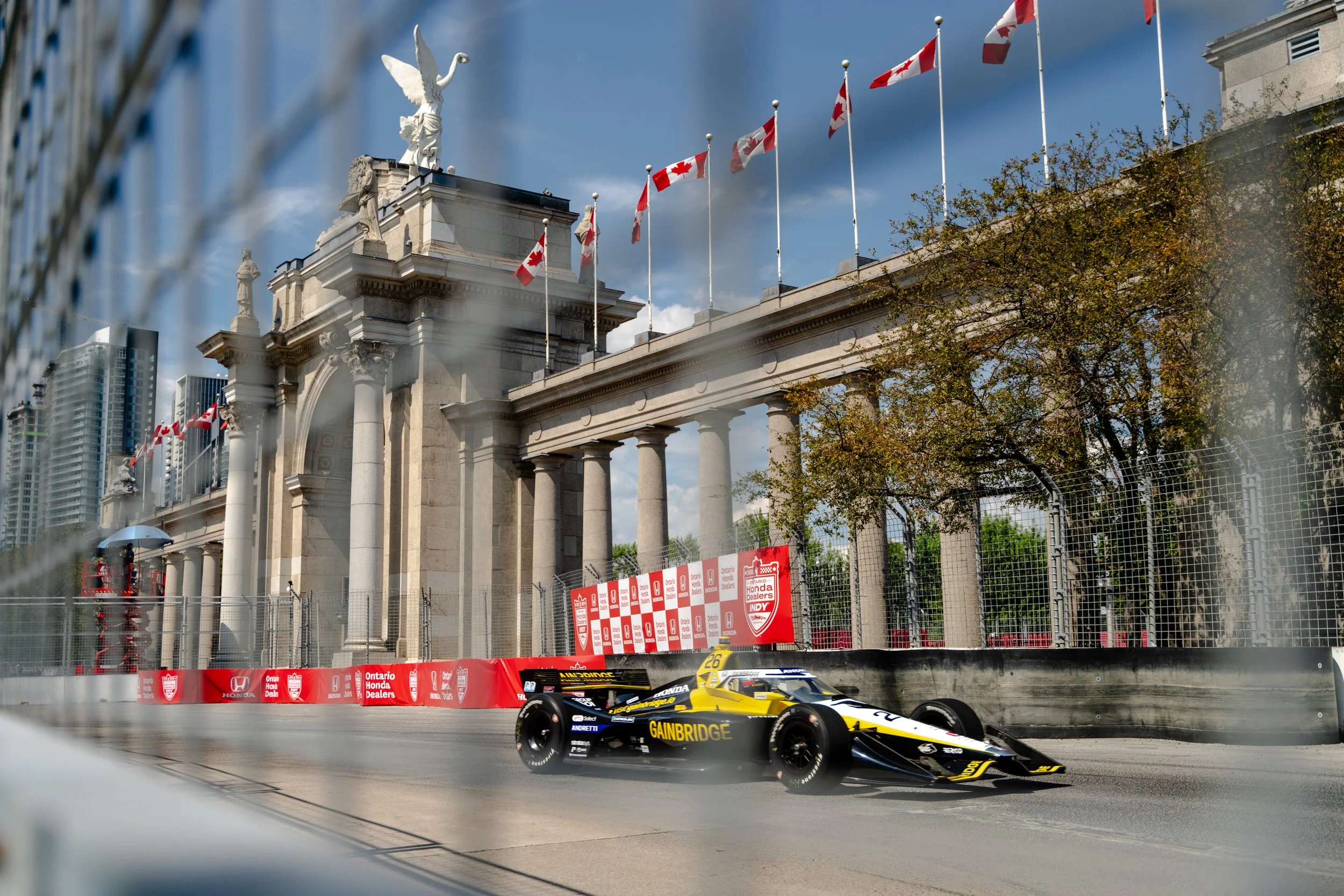 race car photographer, motosport photographer, canadian motorsport photographer. Queens Gate, Colten Herta wins Toronto Indy race