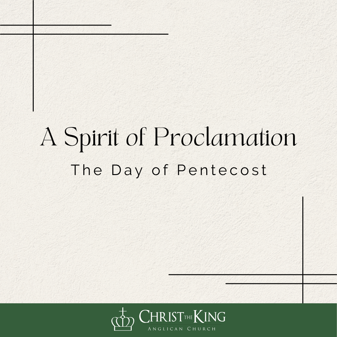 The Day of Pentecost