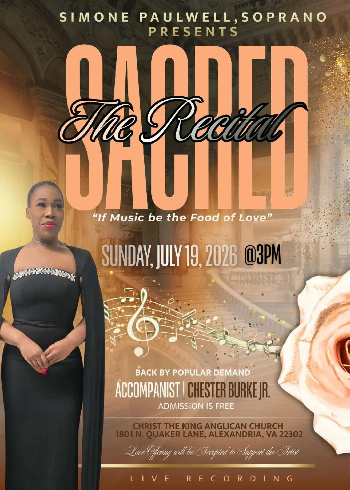 Sacred Recital with Simone Paulwell