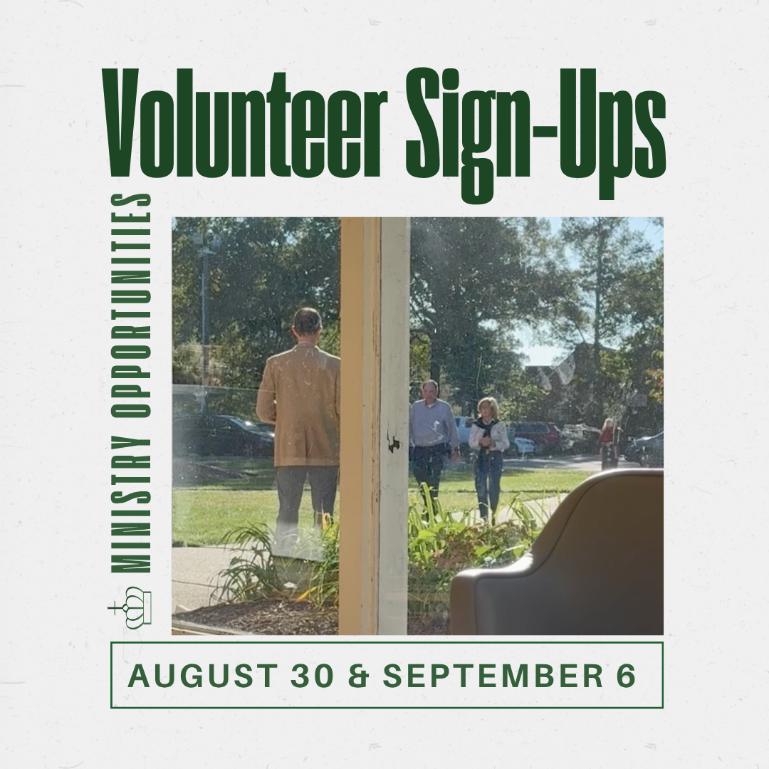 Ministry Volunteer Sign-ups 