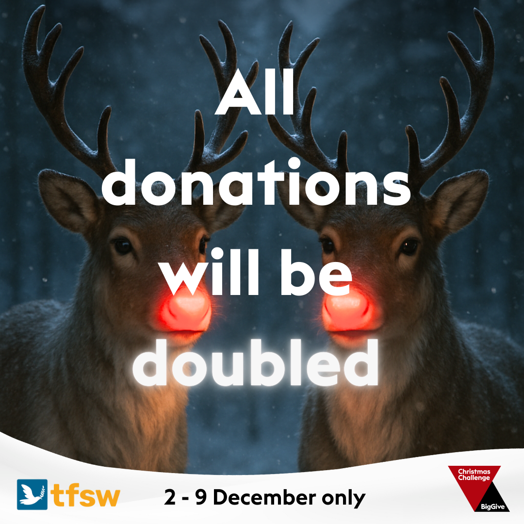 Every £1 you donate will be doubled!
