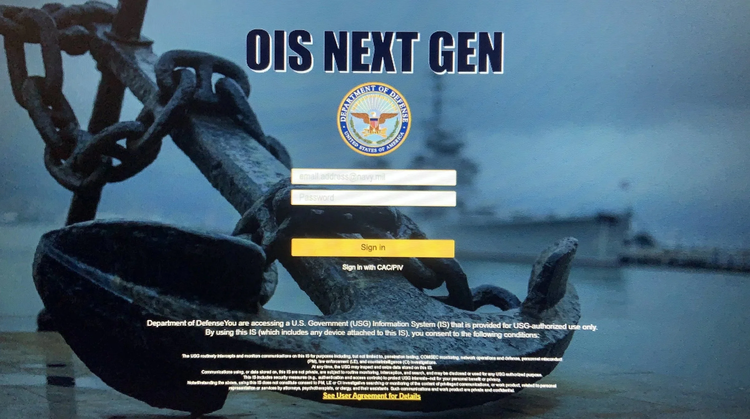 Ordnance Information System OIS NextGen: 2025