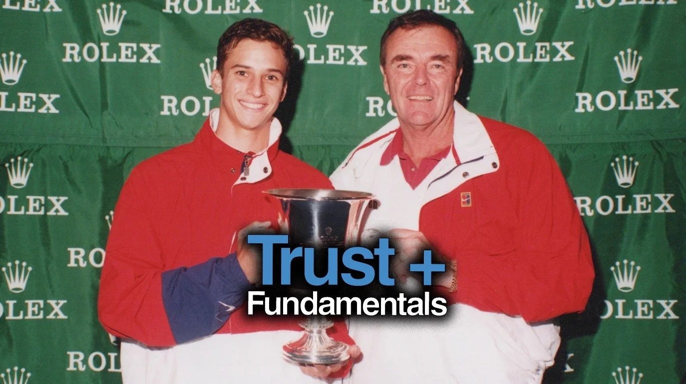 Great leadership isn&rsquo;t built on hype.

It&rsquo;s built on trust&hellip; and trust is built through fundamentals.

@gould_dick, the greatest college tennis coach of all time.
17 national titles in a 28-year span.
Stanford Men&rsquo;s Tennis.

L