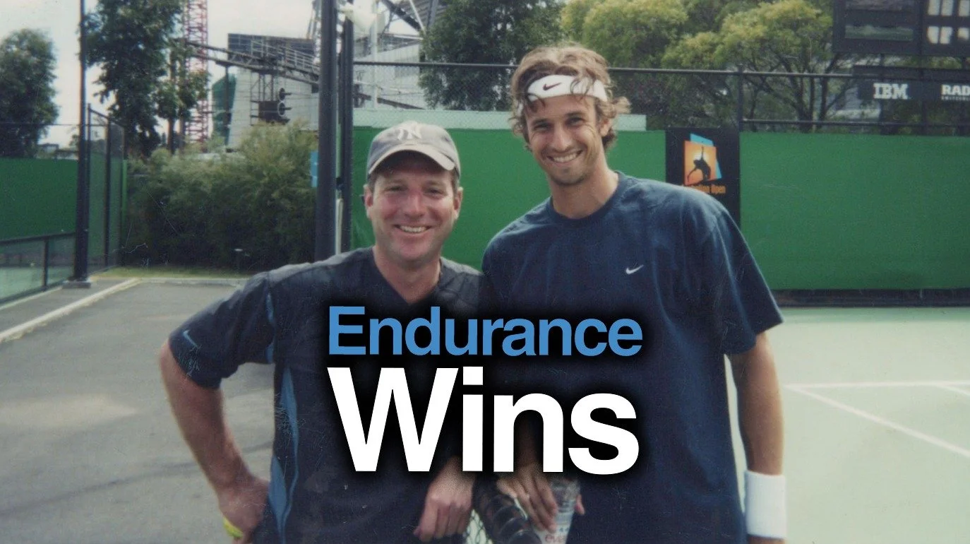 My legs and lungs were screaming.
I wanted to stop.
No m&aacute;s.

Back in December 2003, I was a pro tennis player chasing a lifelong dream: breaking into the top 100 in the world.

No small feat when 80 million people play tennis worldwide.

After