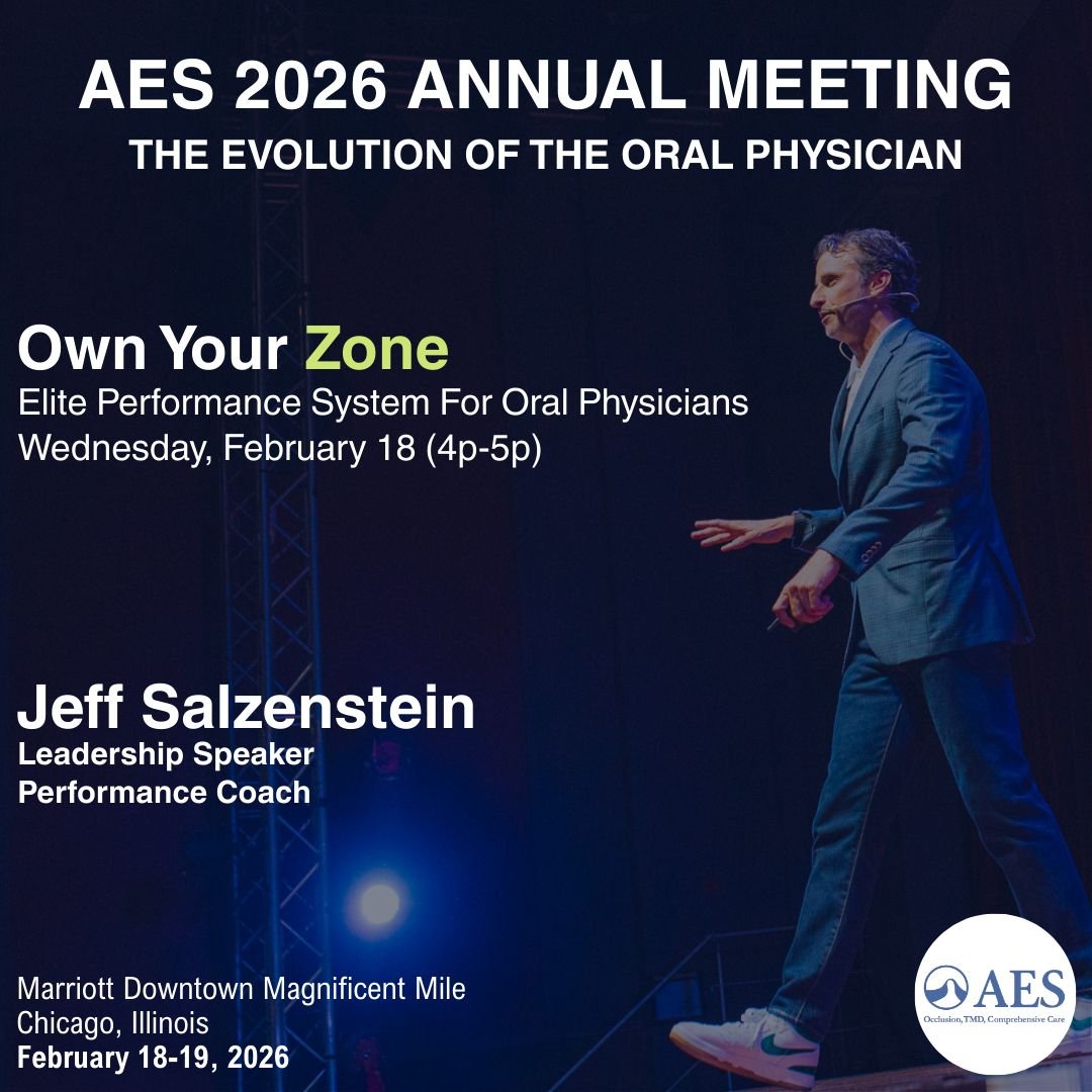 Excited to be in Chicago soon to deliver the Own Your Zone keynote at the: 

AES Conference
The Evolution of the Oral Physician 🦷

Grateful to gather with driven dentists committed to growth, leadership, and elevating their craft.

We&rsquo;ll focus