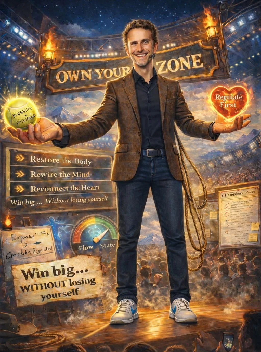 The most honest feedback I&rsquo;ve received this year came from a cartoon.

Lately, I&rsquo;ve been seeing AI caricatures floating around LinkedIn.
Then my virtual assistant made one as his Zoom headshot screensaver.

So I figured&hellip; why not?
I