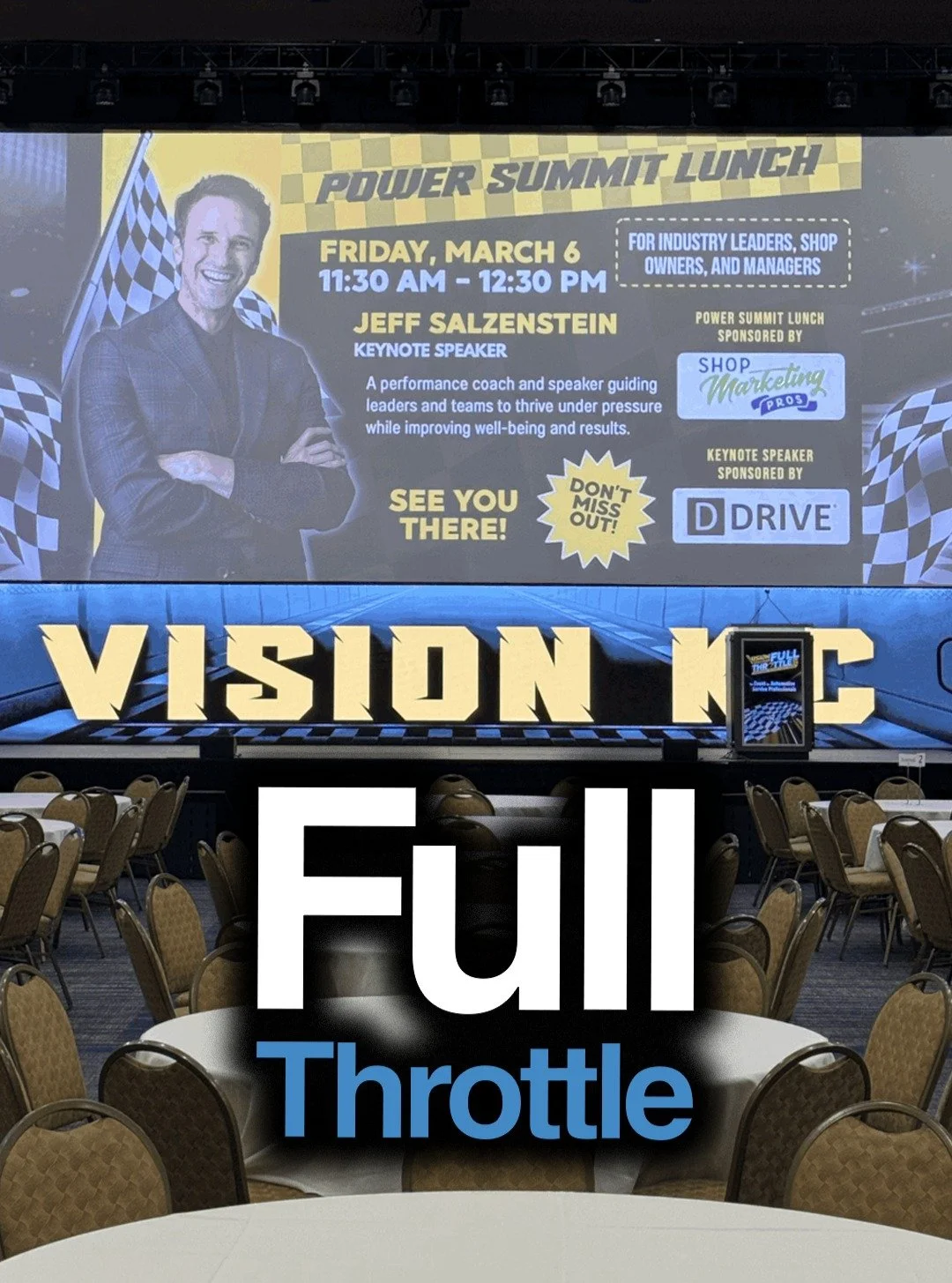 It&rsquo;s the calm before the fun at the @vision.kc :)

Grateful for the opportunity to serve this incredible community of leaders who are committed to raising the standard in the automotive industry.

Today we&rsquo;ll connect, share insights, and 