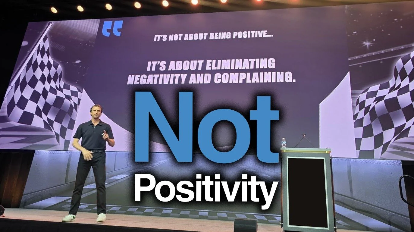 High performers don't need more positivity.
They need less negativity.

Those are not the same things, and the difference is costing you.
Here's the research nobody puts on a motivational poster:

A University of Pennsylvania study found negativity i