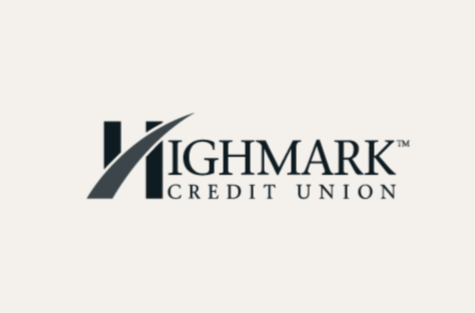 Highmark Credit Union logo with stylized check mark and text