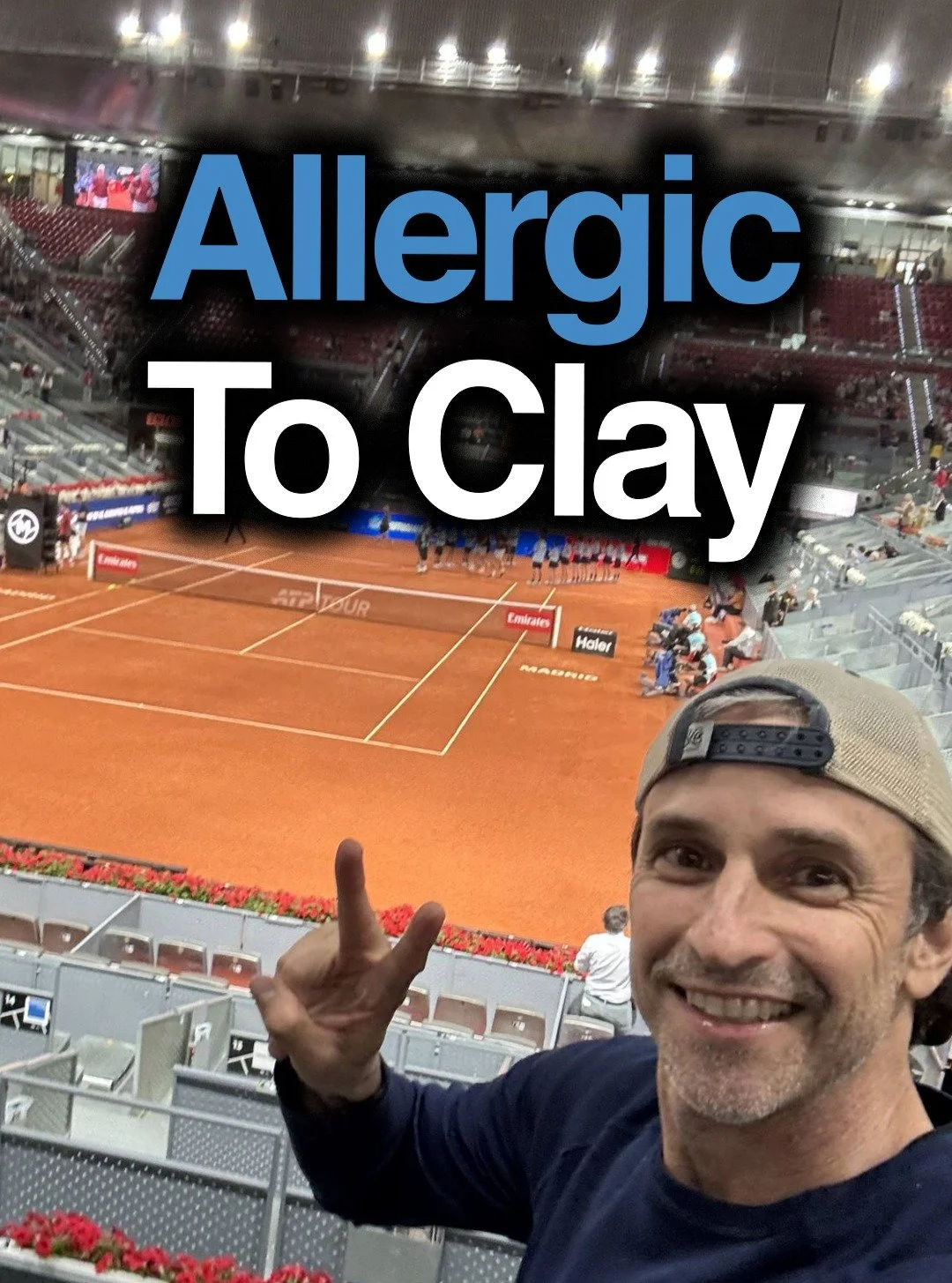 I was "allergic" to red clay.

Not the sneezing kind. 

The kind where every time I stepped on that burnt orange dirt against a Spanish or South American player, I knew I was in trouble.

They grew up on it. I grew up on hard courts in high