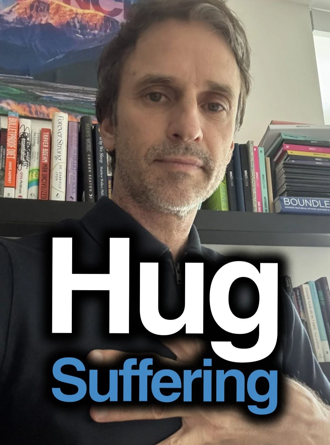 Can we just hug the suffering?
Yes, hug it...

And I'm not even sure I have ever said that before.

Sometimes your intuition and experience takes over and it just comes out.

That's what I asked a client recently.

She is going through a hard divorce