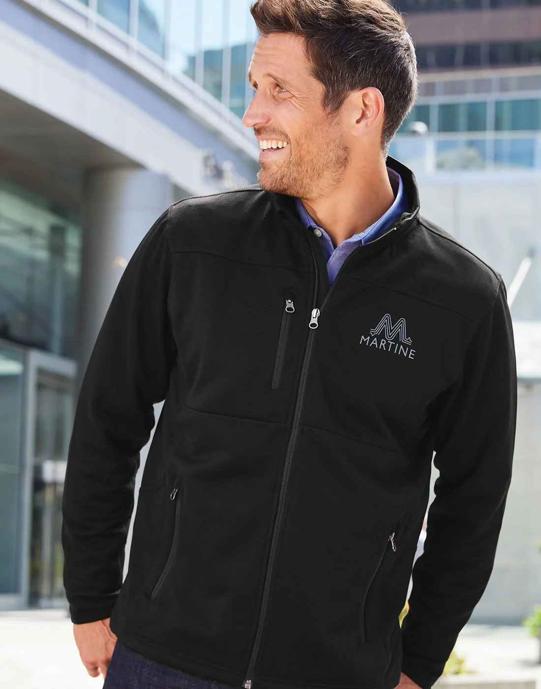 Men's Pique Fleece Jacket by Port Authority