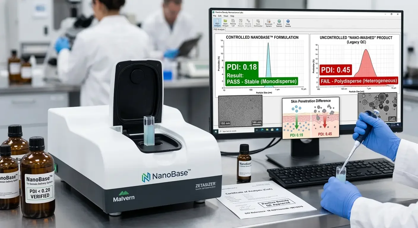 Polydispersity Index in Nanocosmetic Manufacturing: Why PDI Below 0.20 Defines Formulation Quality