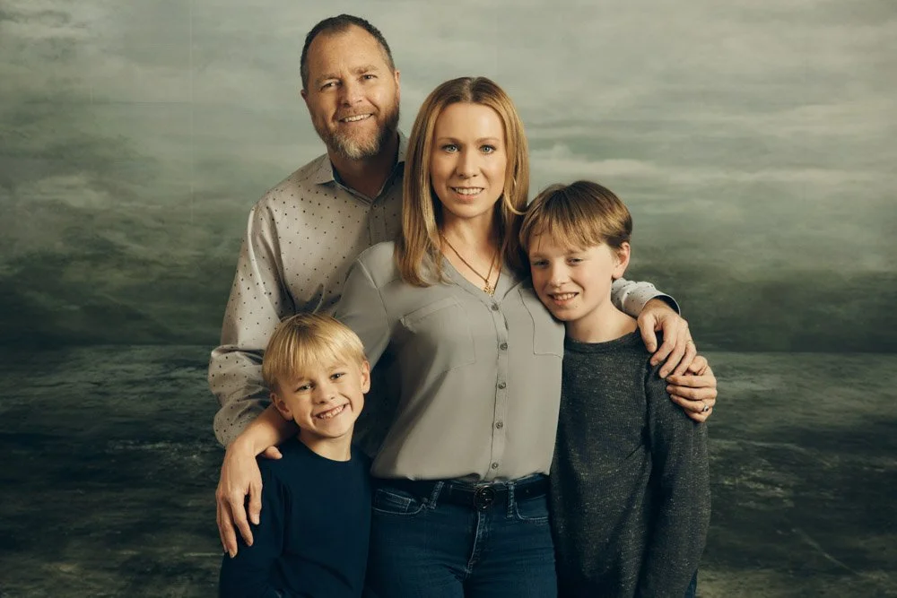 Family portrait session photographed near Nashville
