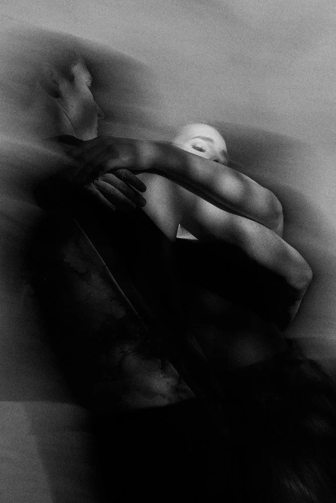 Dancer photographed mid-movement in a studio dance portrait at The Portrait Lab in Franklin, Tennessee
