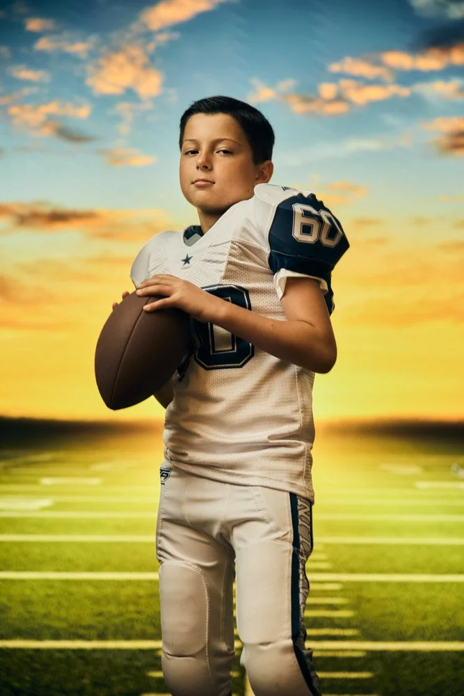 Child photographed in a relaxed studio portrait session near Nashville