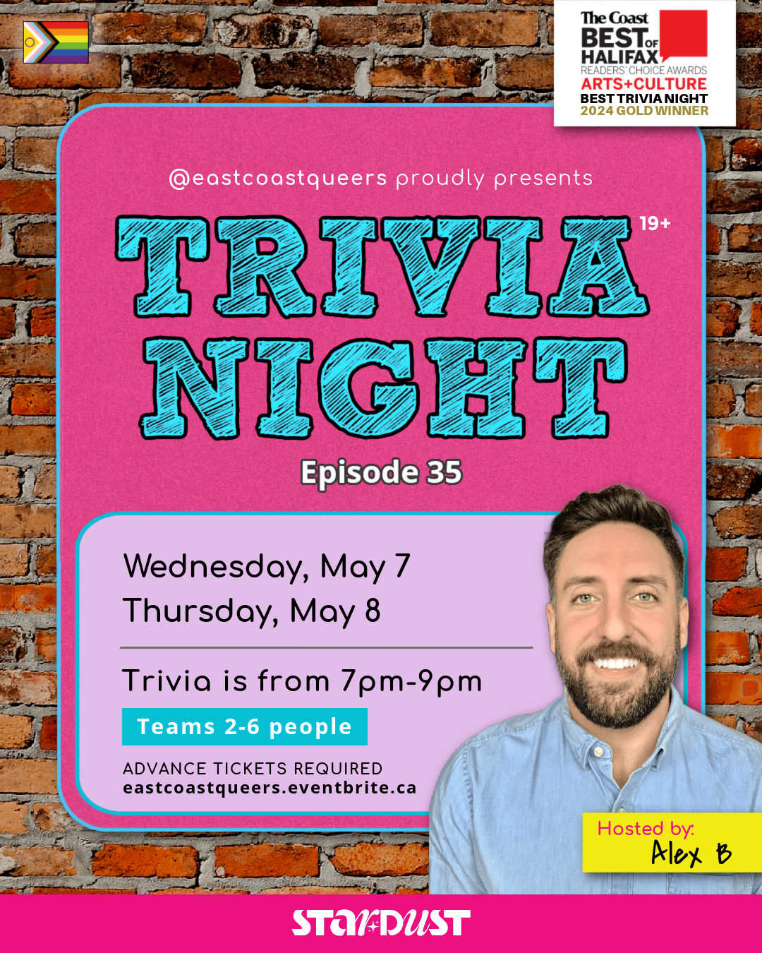 Queer Trivia Night - Nt 2 — Stardust - Queer Bar and Kitchen in Halifax ...