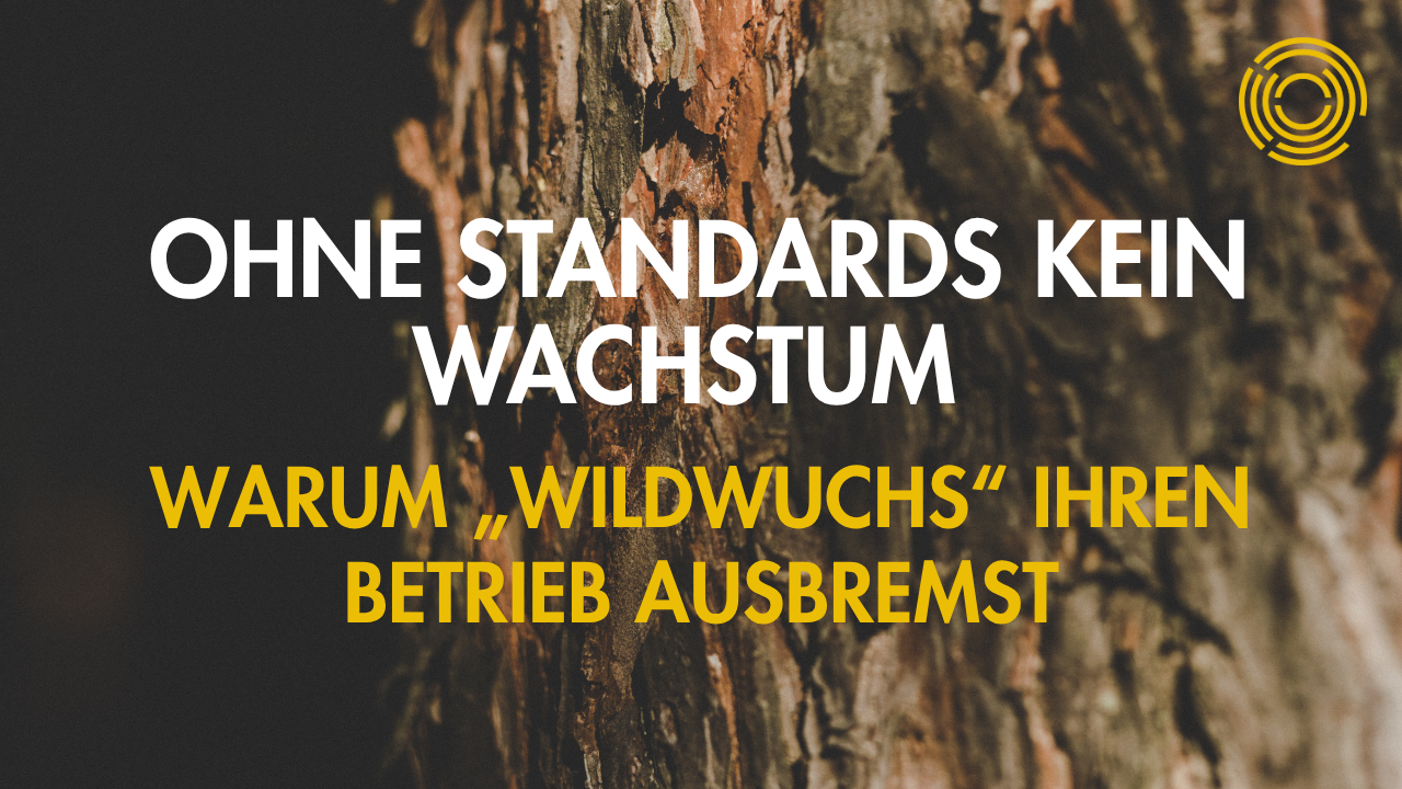 Ohne Standards kein Wachstum - Warum „Wildwuchs“ Ihren Betrieb ausbremst