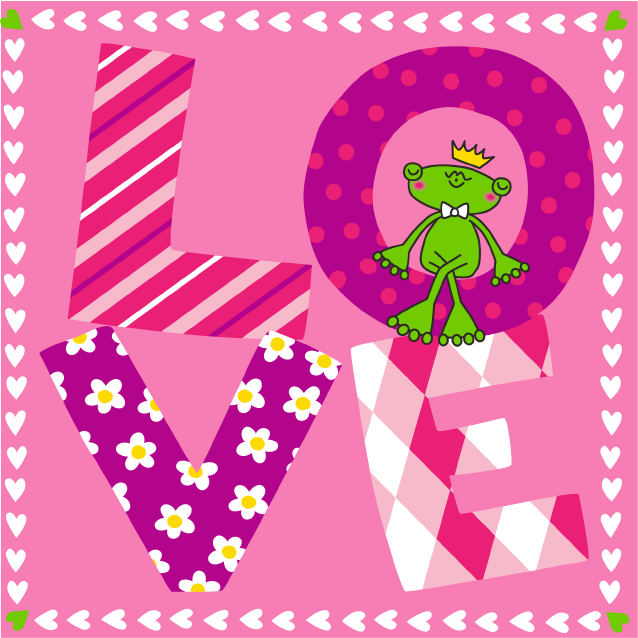 love king frog kiss