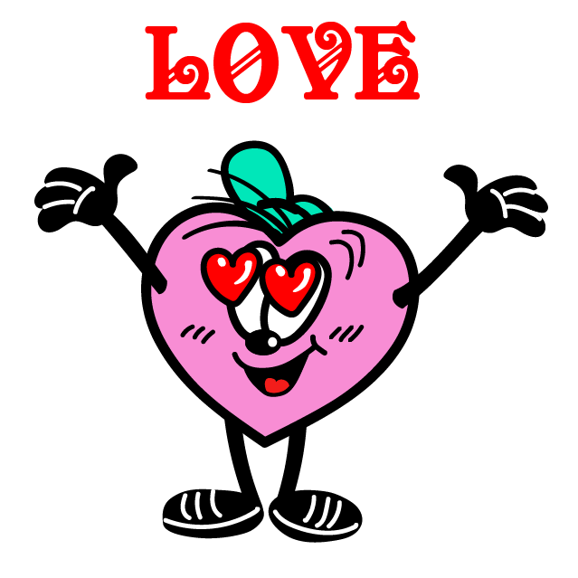 heart Cartoon Mascot Love