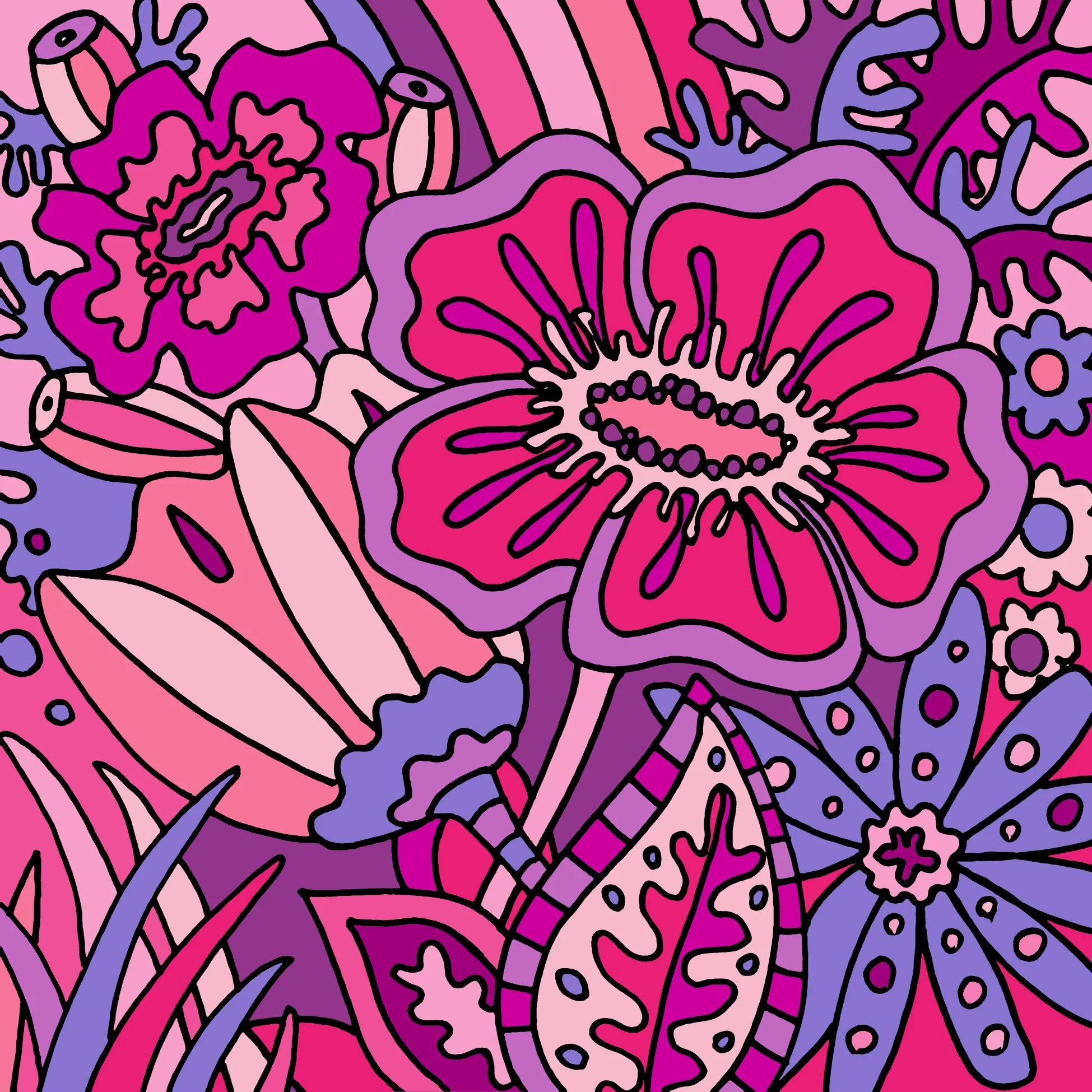 Flower Power 70s Style