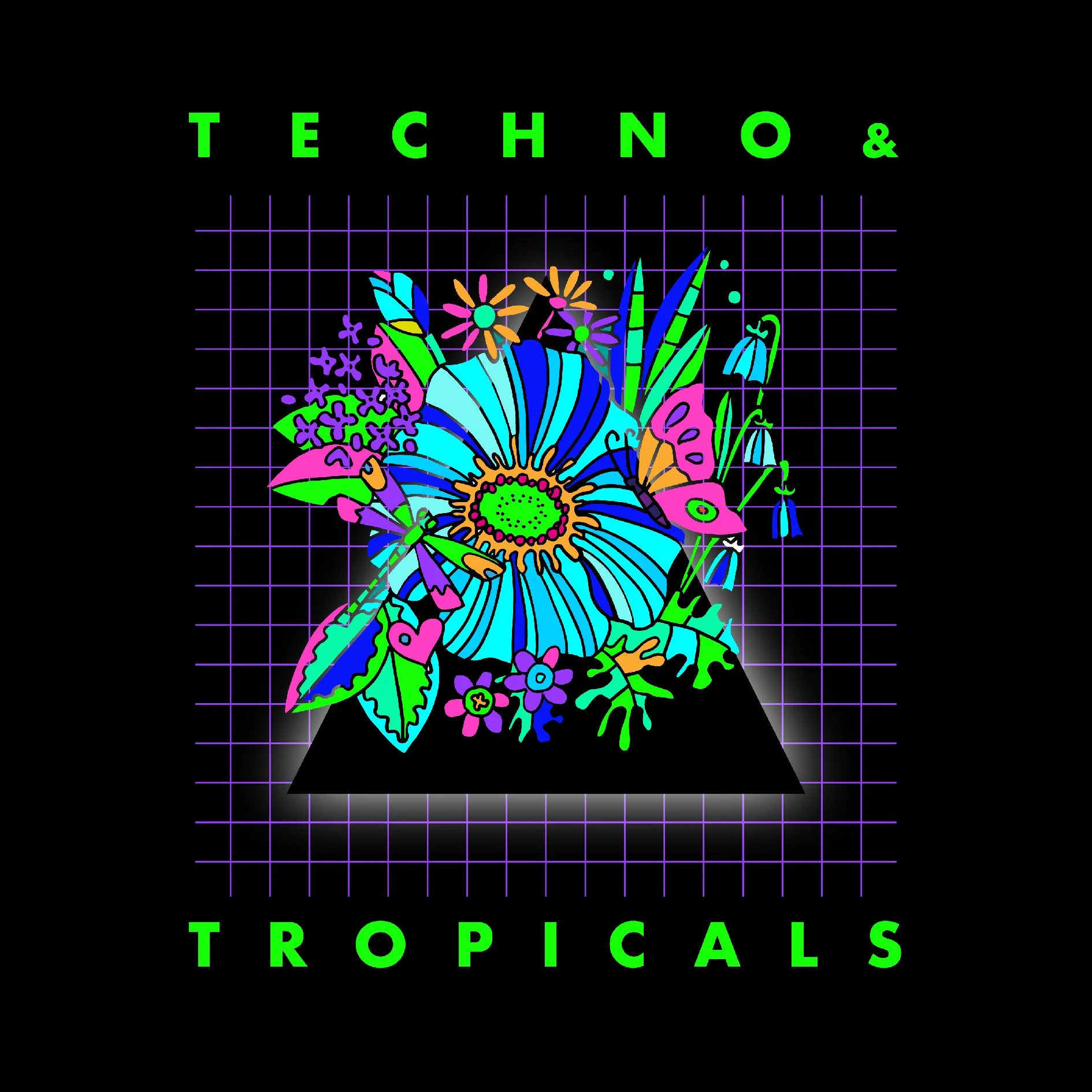 techno tropicals electric flower rave