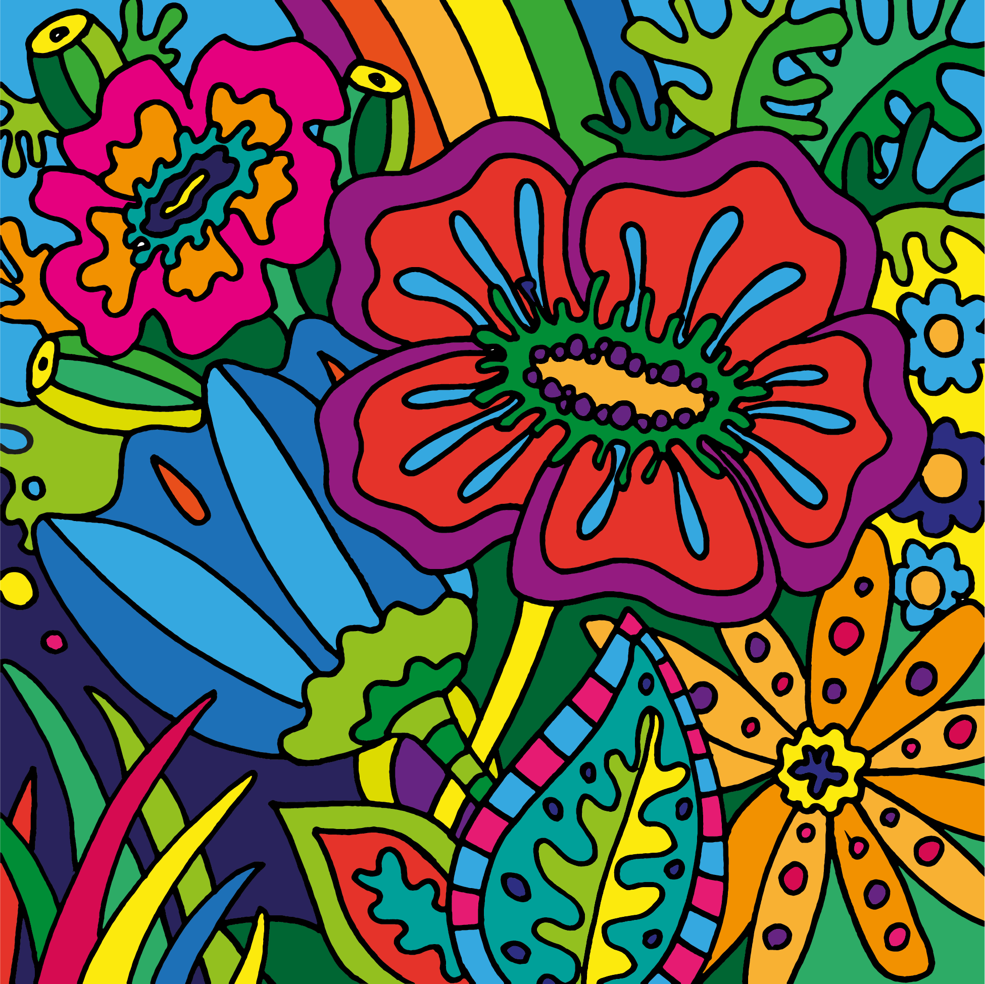 Flower Power 70s Style