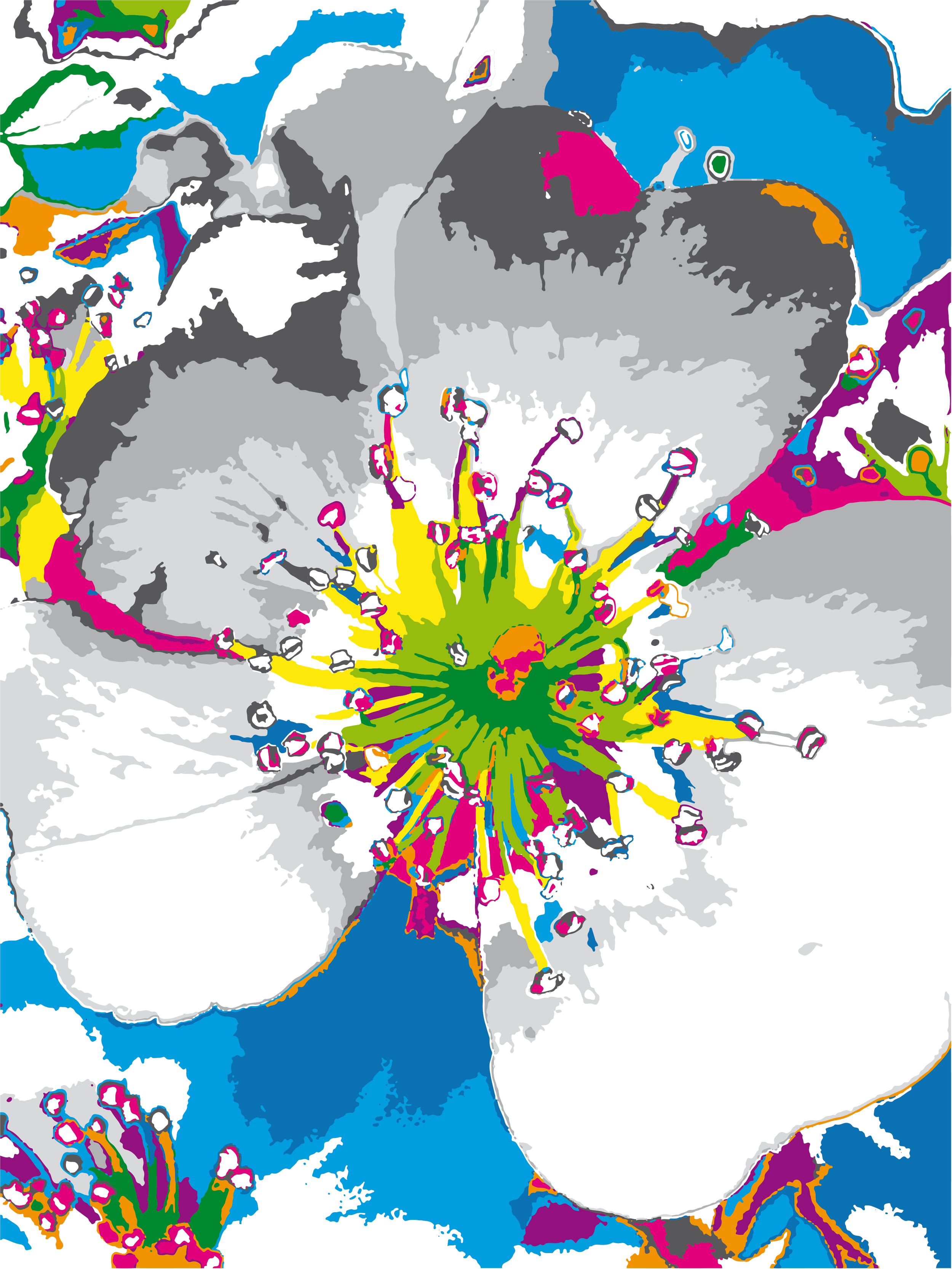 Blume modern Vektor