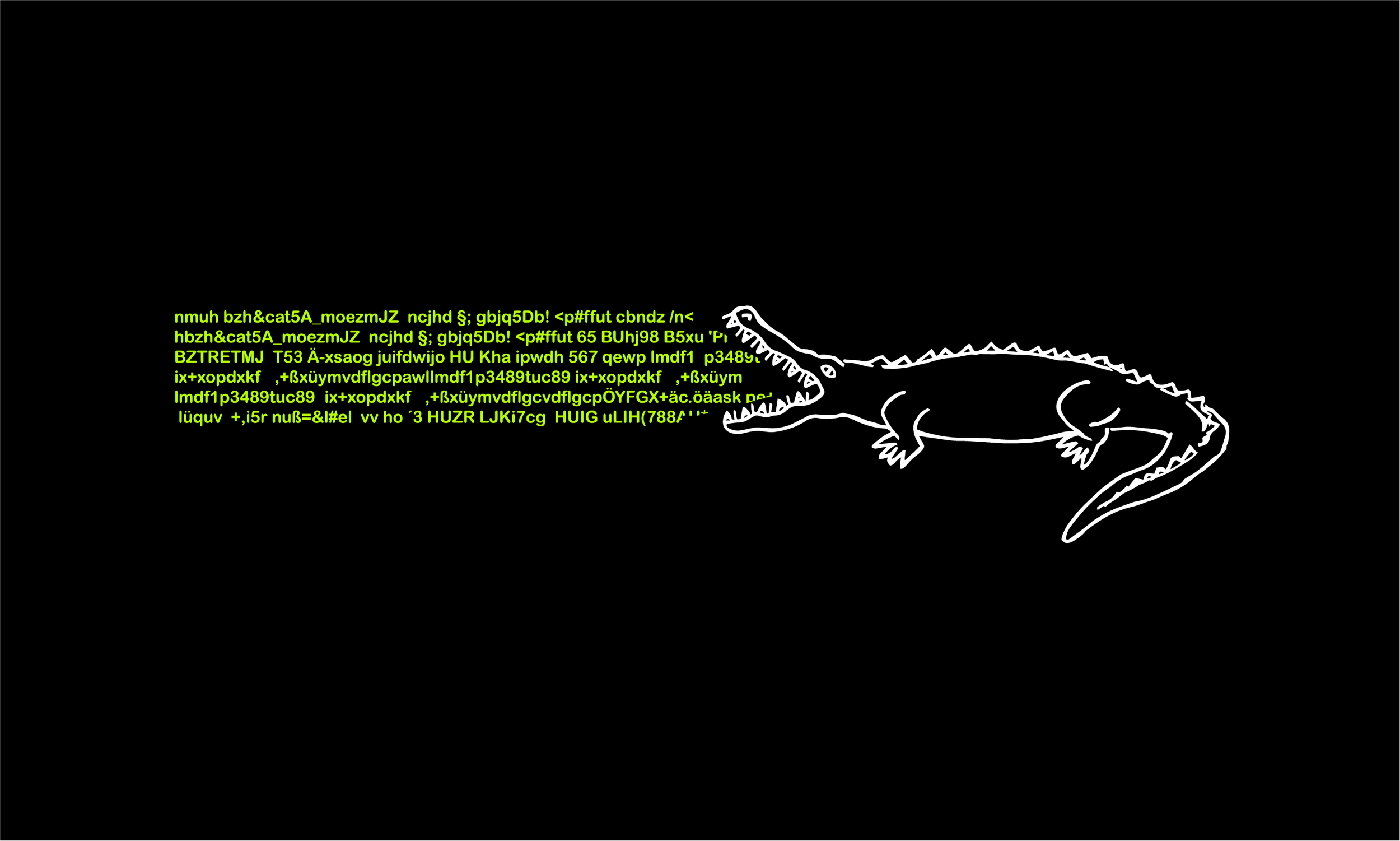 crocodile eating data