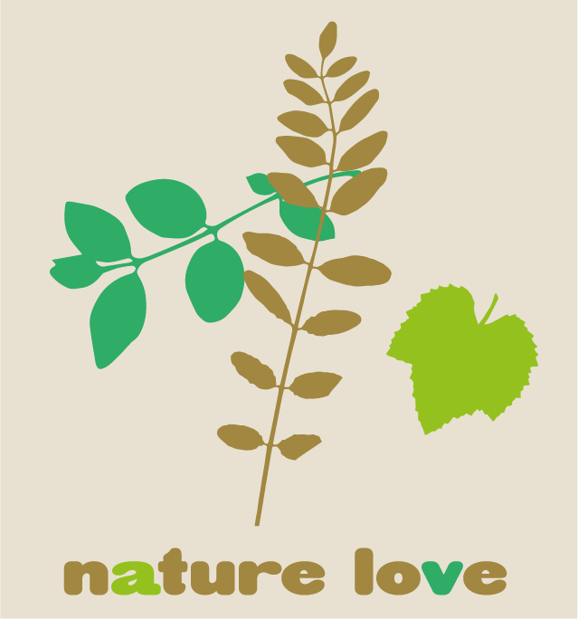 three retro style leafs