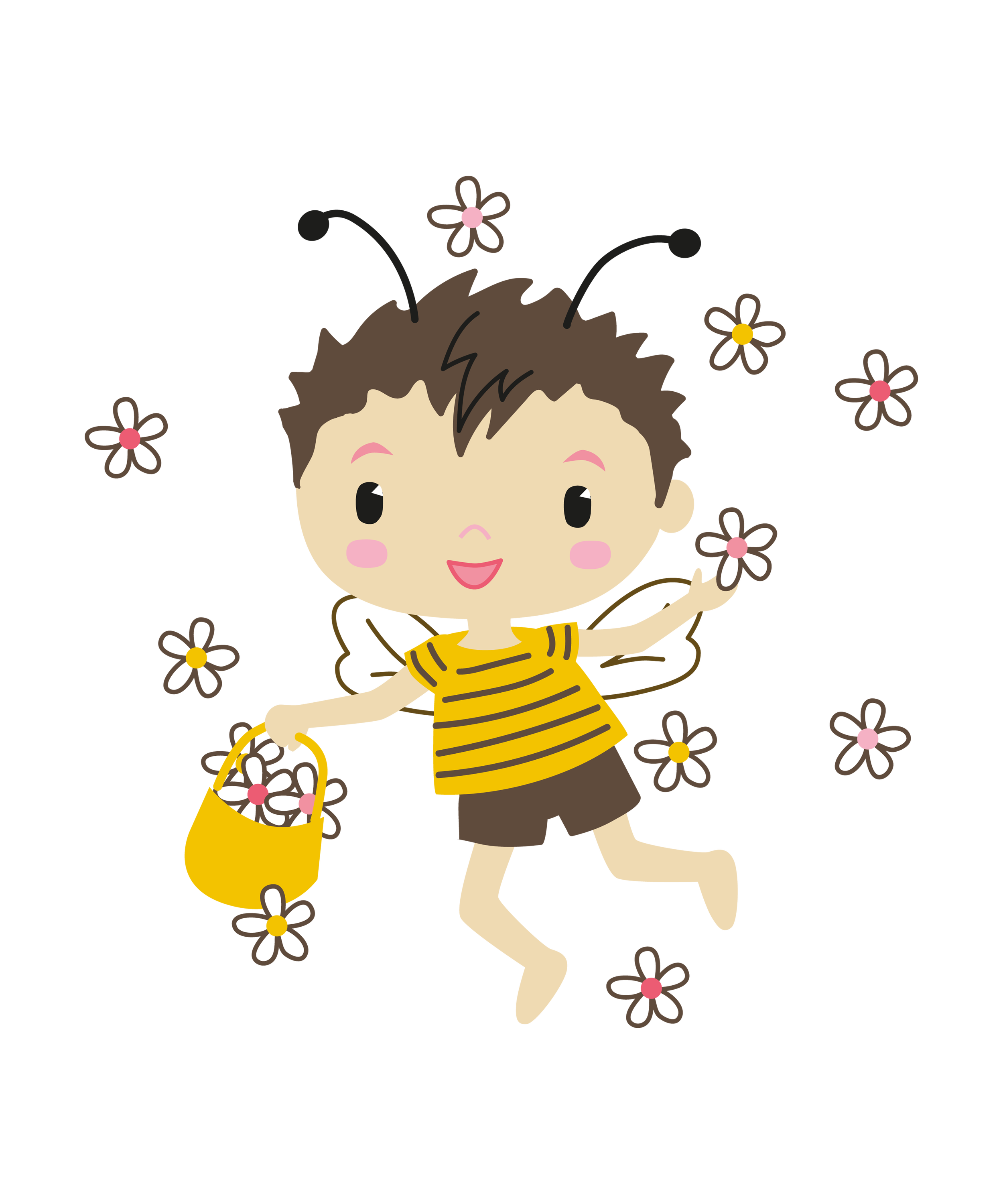 Cute Bee Kawaii Kids