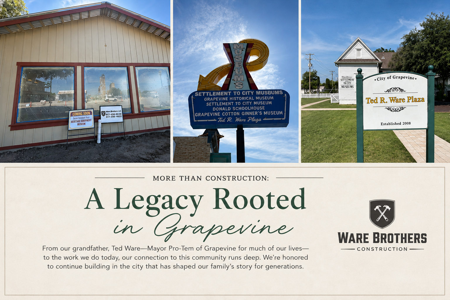 More Than Construction: A Legacy Rooted in Grapevine