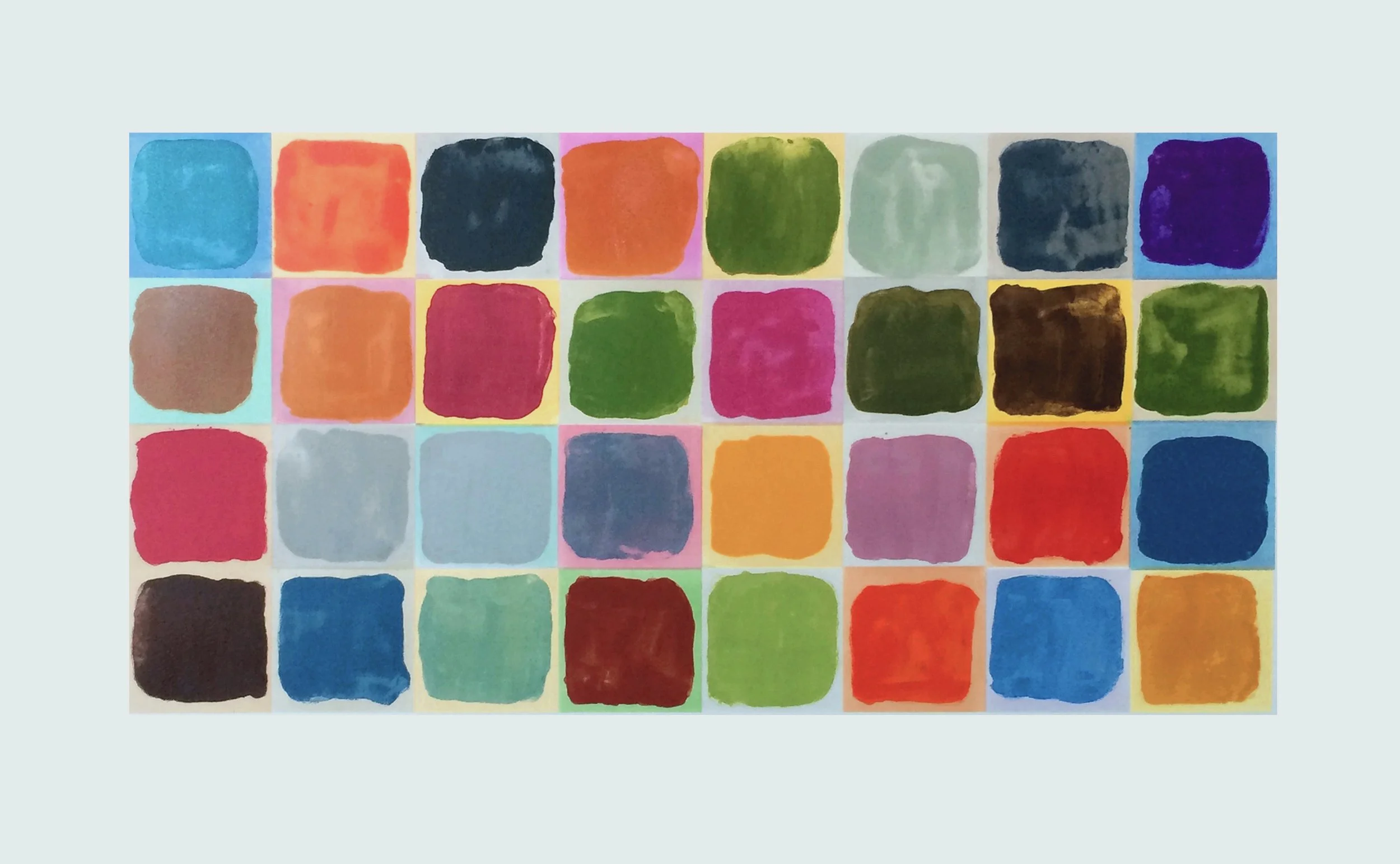 Gamut (for JH), 2015. Lithograph. Paper Size: 18.25 30 in. Image Size: 12  24 in. Edition of 20