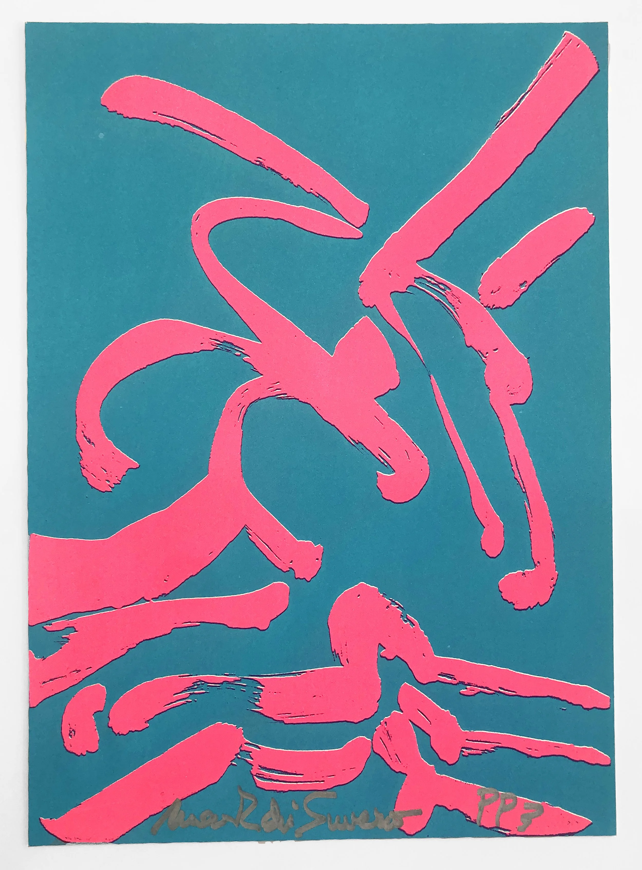 Untitled, 2022. Lithograph. 14 x 10 in. (bleed). Edition PP. Published by Spacetime.