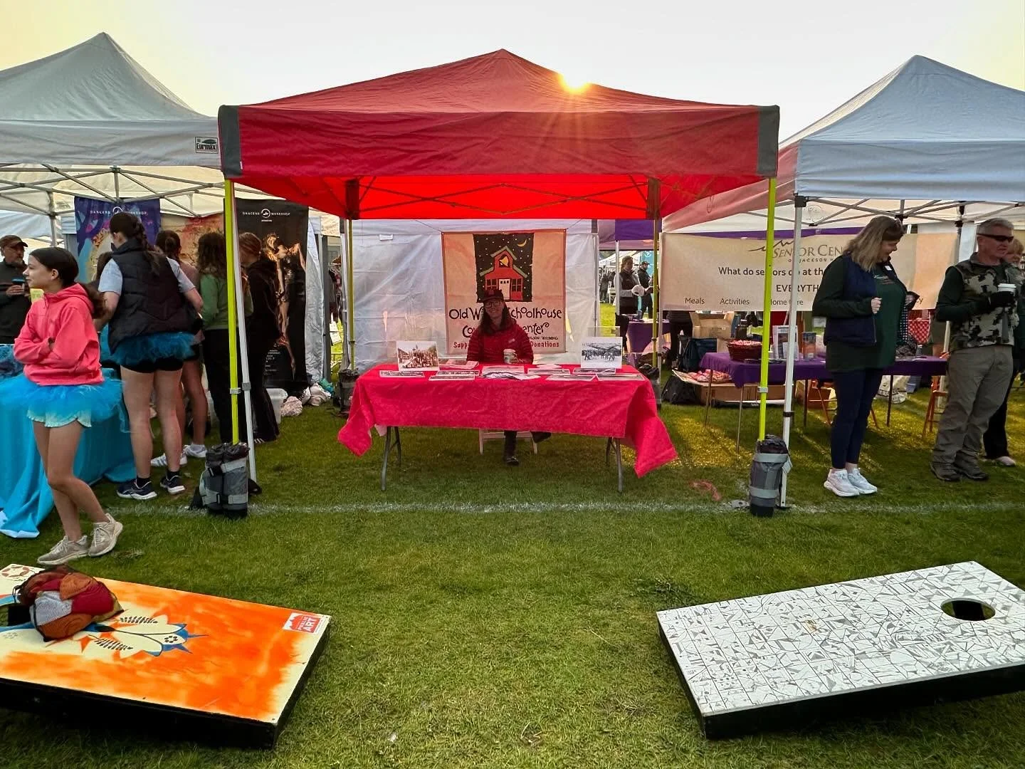 We’re here at #oldbills2025 with some historical photos and corn hole! Come say hi and don’t forget to donate to your favorite non profits before Friday, September 12th at 5PM!
@cfjacksonhole #community #funrun