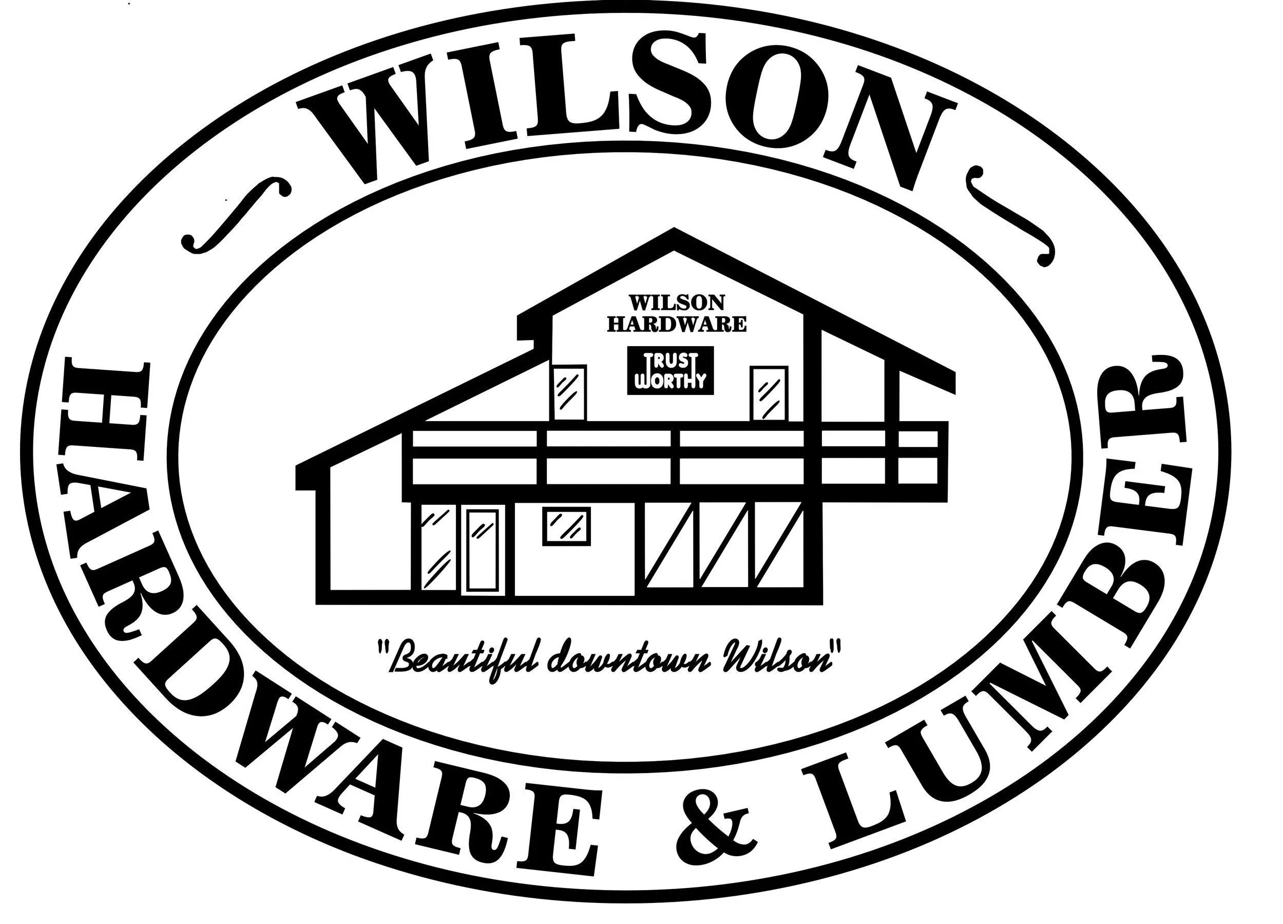 Wilson Hardware Sign Old Wilson Schoolhouse Community Center