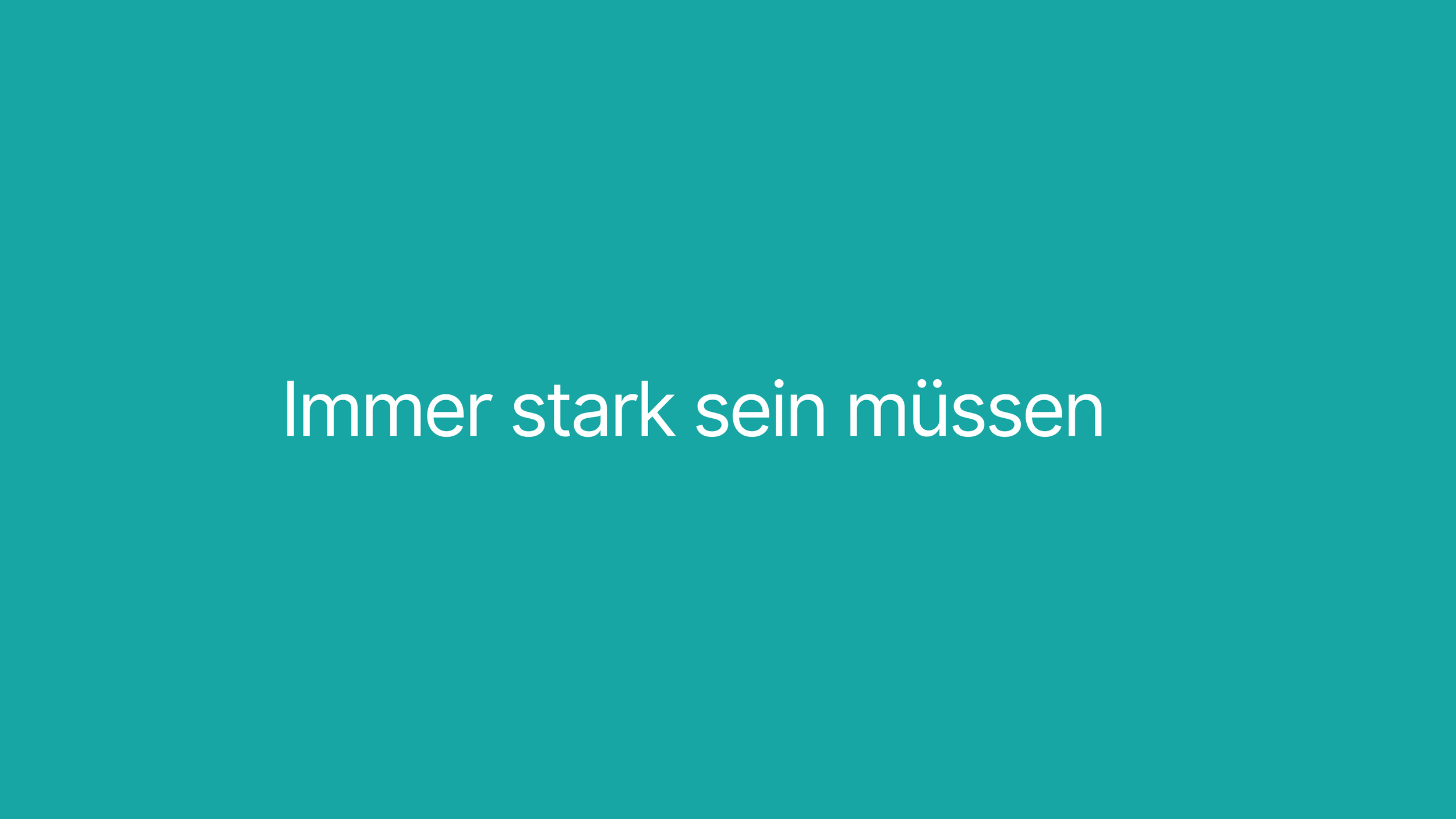 Immer stark sein müssen - Brigitta Wurnig, Executive Coaching Hamburg