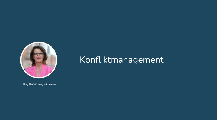 Glossar Konfliktmanagement mit Foto von Brigitta Wurnig